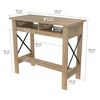 Inval Multi Purpose Pub/Home Office Table 47.2 in. W Rectangular Amaretto ES-14403